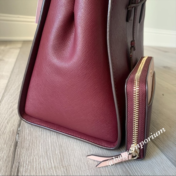 Kate Spade LG Leather Cameron Satchel Wallet Set - Picture 5 of 8